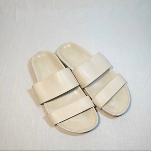 Everlane Form Two-Strap Leather Sandals